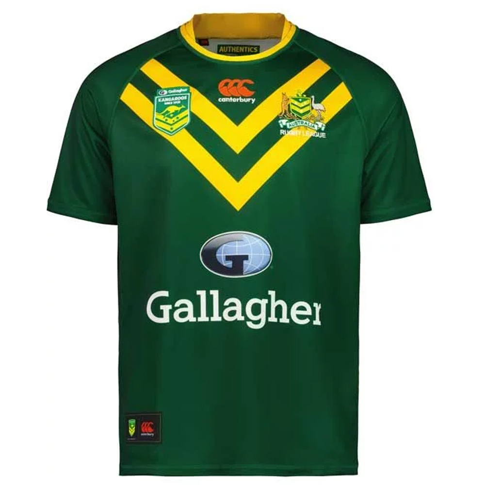 Buy 2022 Australia Kangaroos Rugby League Jersey - Mens - AFL Guernseys